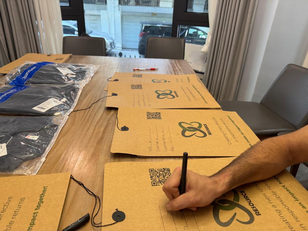 Volunteers packing ReSource packages